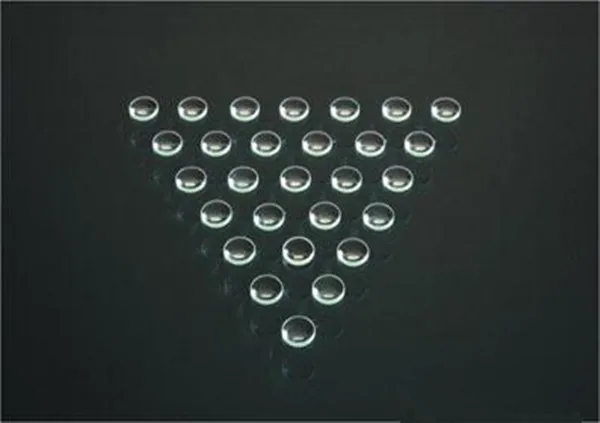 Новый стиль PMMA двойная выпуклая асферическая линза диаметр 28 мм фокусное