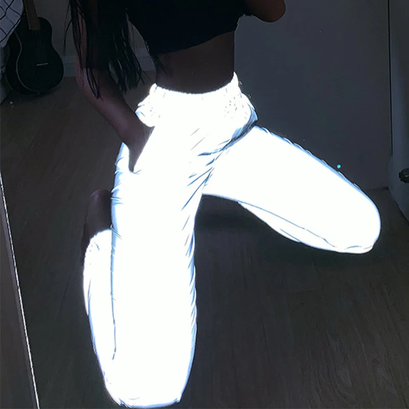 Женский светоотражающий спортивный костюм FSDA летние мешковатые брюки в стиле