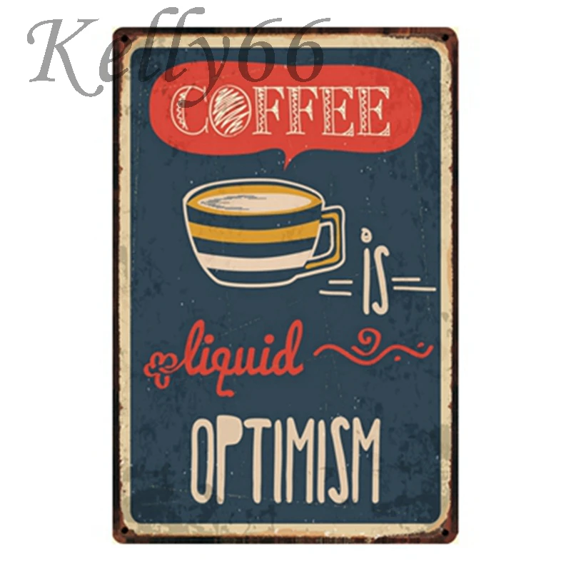 

[ Kelly66 ] Quote Motivational Vintage Metal Sign Poster Home Decor Bar Wall Claft Art Painting 20*30 CM Size y-1182