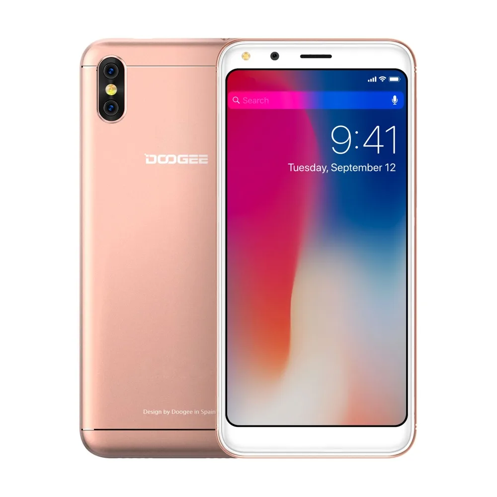 Оригинальный DOOGEE X53 5 3 дюймов Оперативная память 1 ГБ Встроенная 16 Гб мобильные