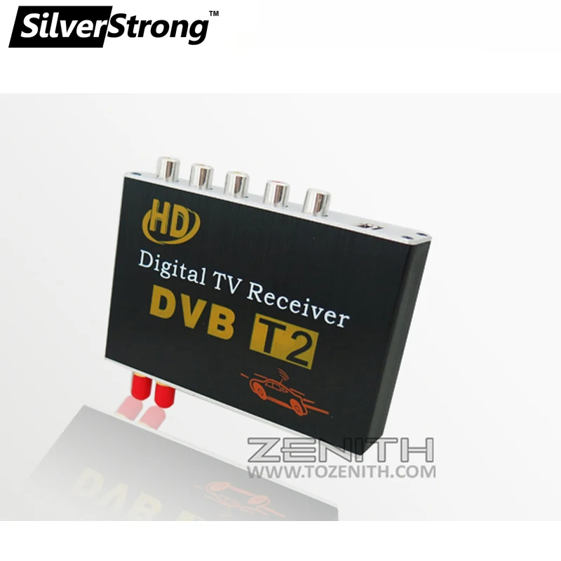 SilverStrong Автомобильный DVD ТВ бокс Dvb T2 Мобильный DVB приемник для автомобиля цифровой
