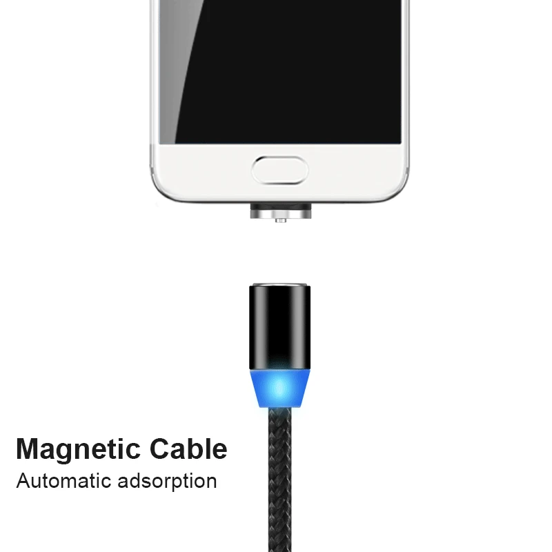 NOHON нейлоновые сильные магнитные кабели для зарядного устройства Micro usb type-C 8 Pin для iPhone X 7 8 Plus Кабель для быстрой зарядки для samsung Xiaomi 4
