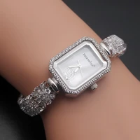 new coming fashion sterling silver natural white bracelets jewelry watch 8 inch hs0025w free shipping