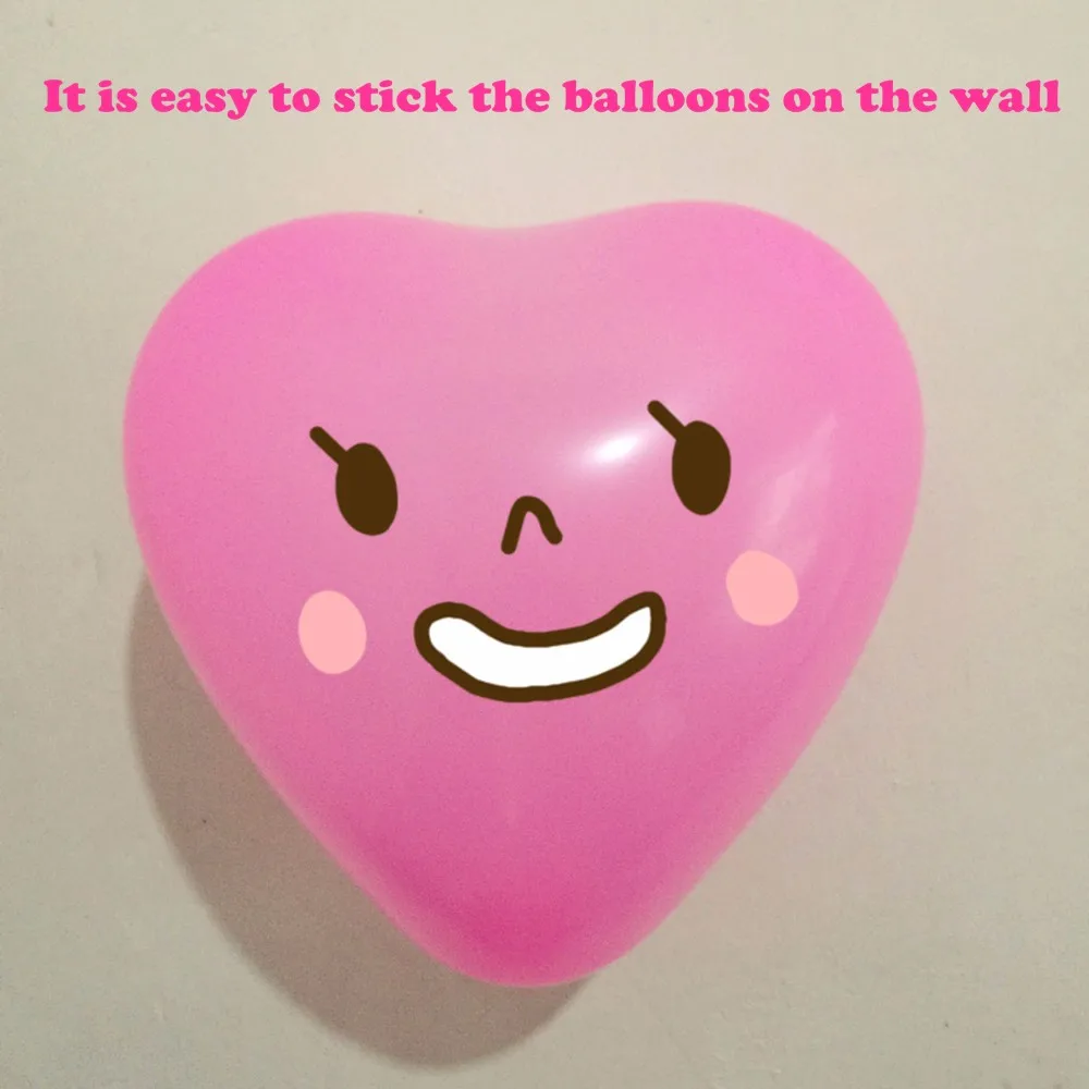100pcs Balloons Accessories Glue Wedding Birthday Decoration Baloons Stickers Party Removable Supplies | Дом и сад