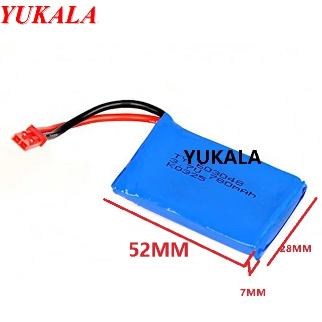 Квадрокоптер YUKALA V636 V626 V686 2 4G R/C 3 7 В 780 мАч литий-полимерный аккумулятор бесплатная