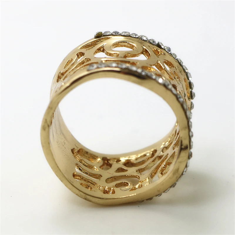 OneckOha Rhinestone Round Pashmina Scarf Clip Alloy Hijab Ring Accessories Muslim Women Jewelry |