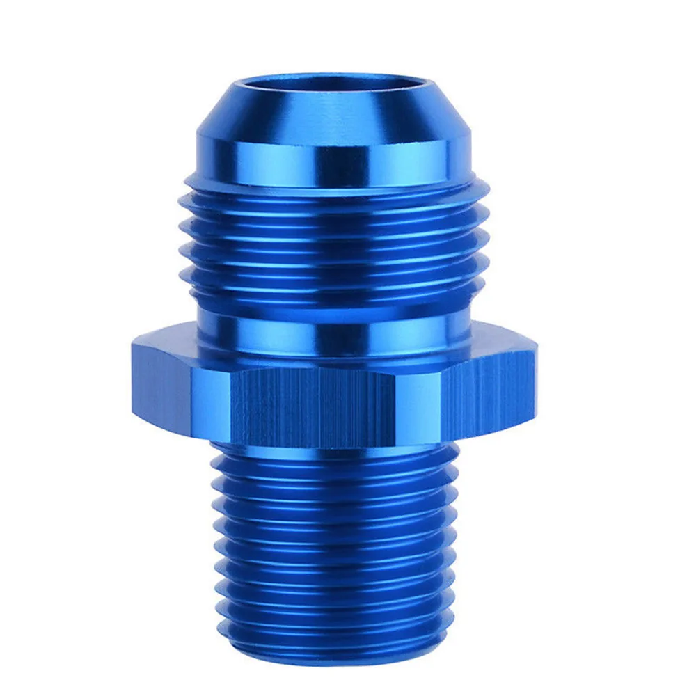Areyourshop автомобильный 1 шт. AN4 AN6 AN8 AN10 AN12 NPT прямой Мазут Воздушный шланг фитинг Мужской адаптер синий авто аксессуары