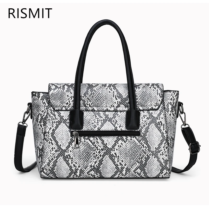 Bolsas Feminina Limited Rismit новинка 2019 женская сумка через плечо змеиный живот для женщин и