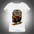 Режим футболка Vrouwen мультфильм Leuke мышь Футболки Blusa Kawaii O Hals Гусь буквы футболка gedrukt camisetas
