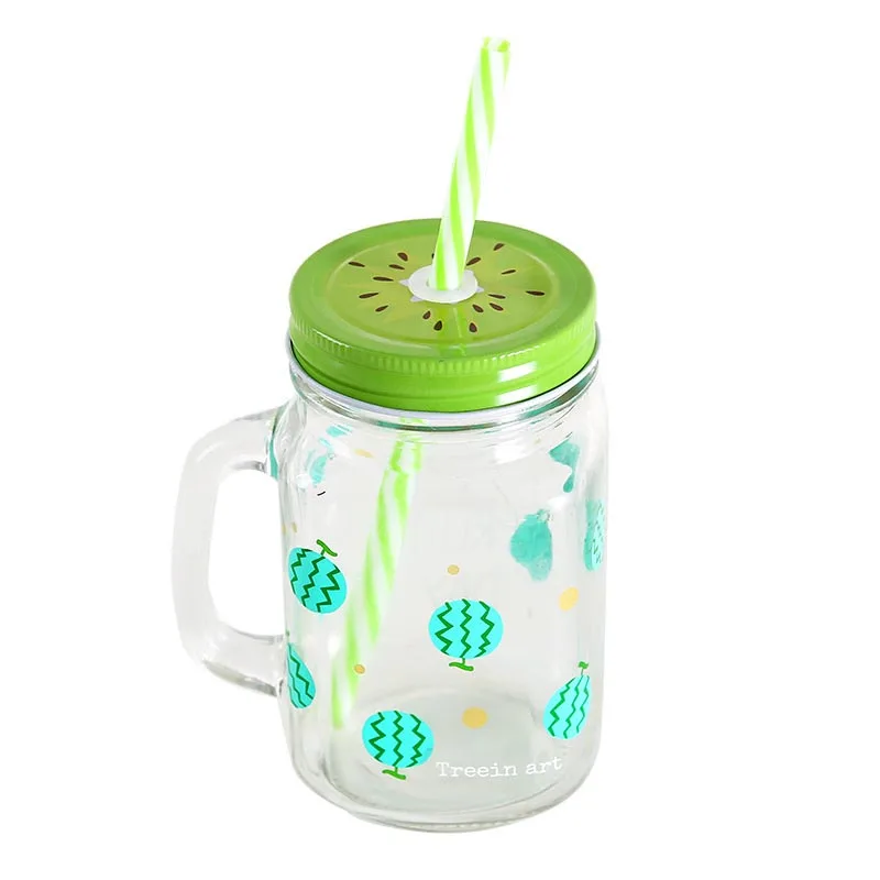 Оригинальная стеклянная чашка кувшин для бутылки с водой прозрачная сока