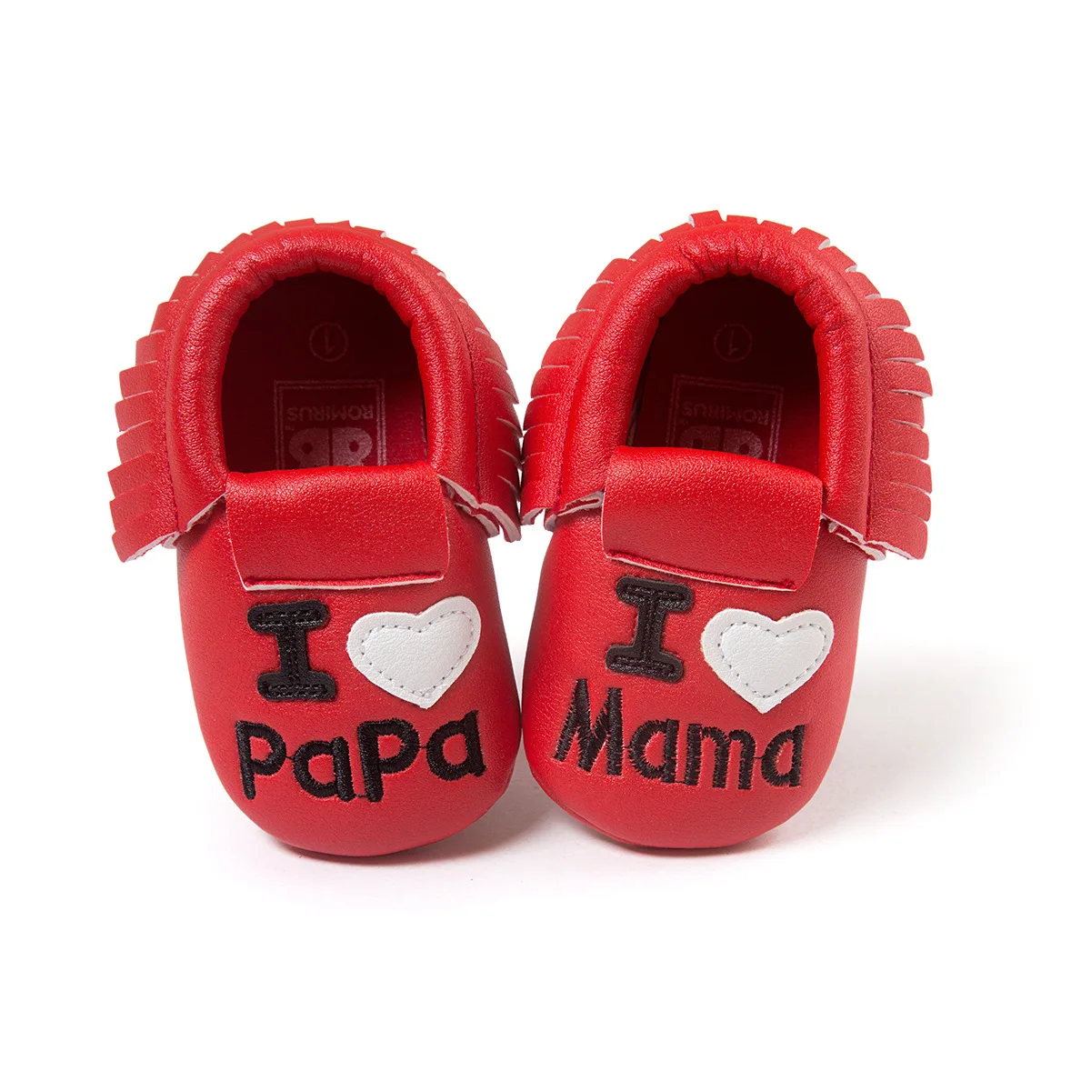 Fashion Baby girl Fringe toddler girls shoes love mama papa moccasins chaussure bebes fille zapatos nina for 0-18M |