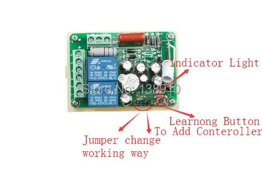 Беспроводной переключатель системы дистанционного управления 220 В перем. Тока 2