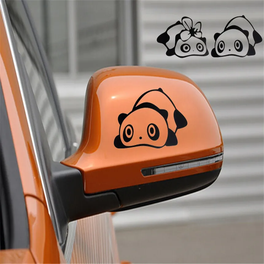 Автомобиля Мода с дизайном панды 3D украшения Стикеры для автомобиля боковое