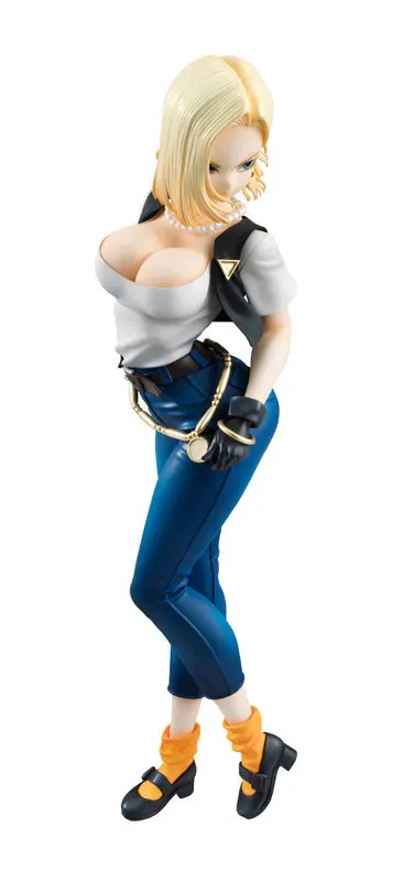 Новые Горячие 20 см Dragon ball Сексуальная Android 18 лазурит фигурка игрушки коллекция кукла Рождественский подарок с коробкой 2dai