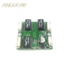 38*34 мини слабые коробки сетевой электропроводки коробка 5 в 12 В 34 порт 3 пути 10100 Мбитс Встроенный сетевой коммутатор модуль сетевой коммутатор