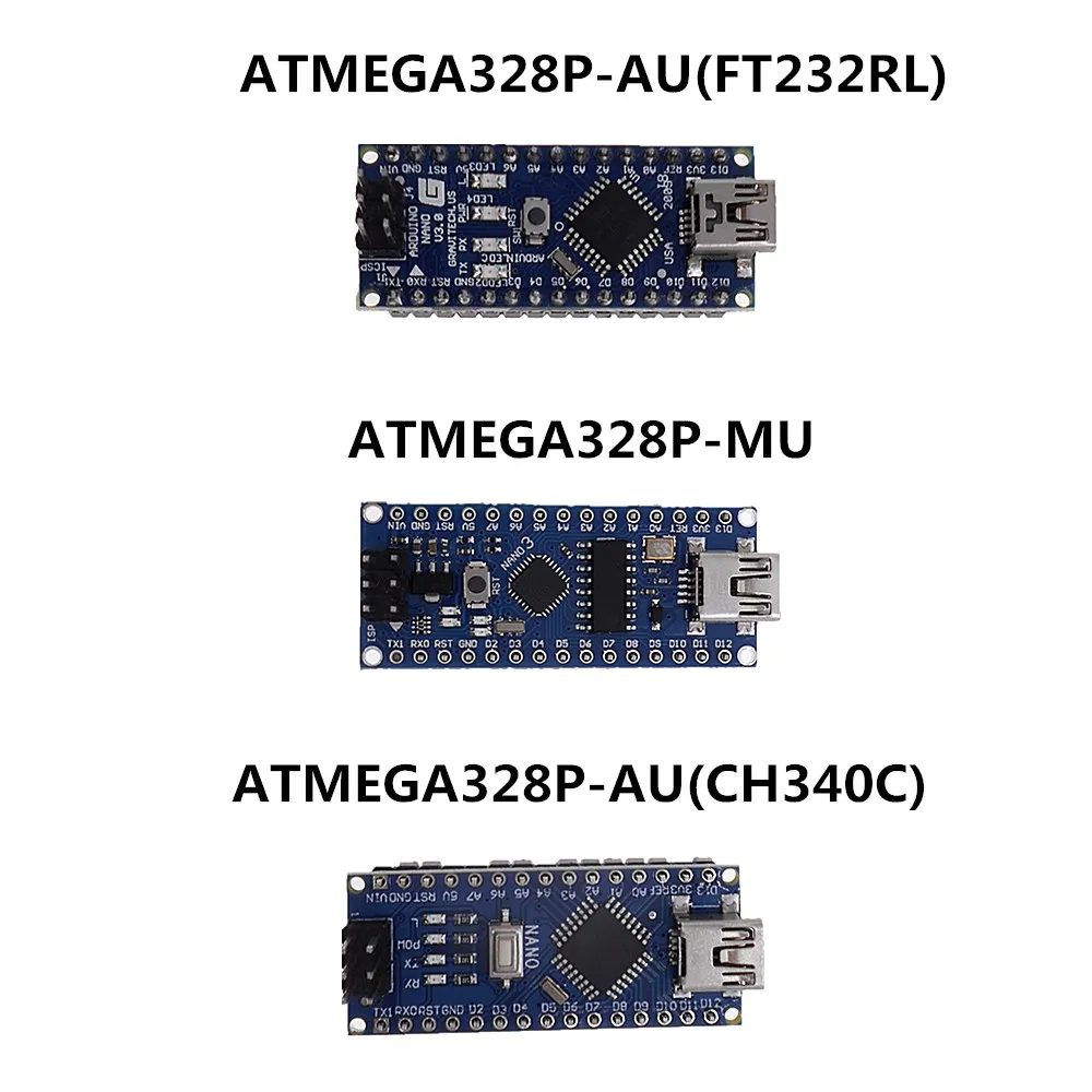Nano 3,0 Mini USB с контроллером загрузчика, совместимый с arduino CH340 USB-драйвером 16 МГц NANO V3.0 Atmega328 FT232RL