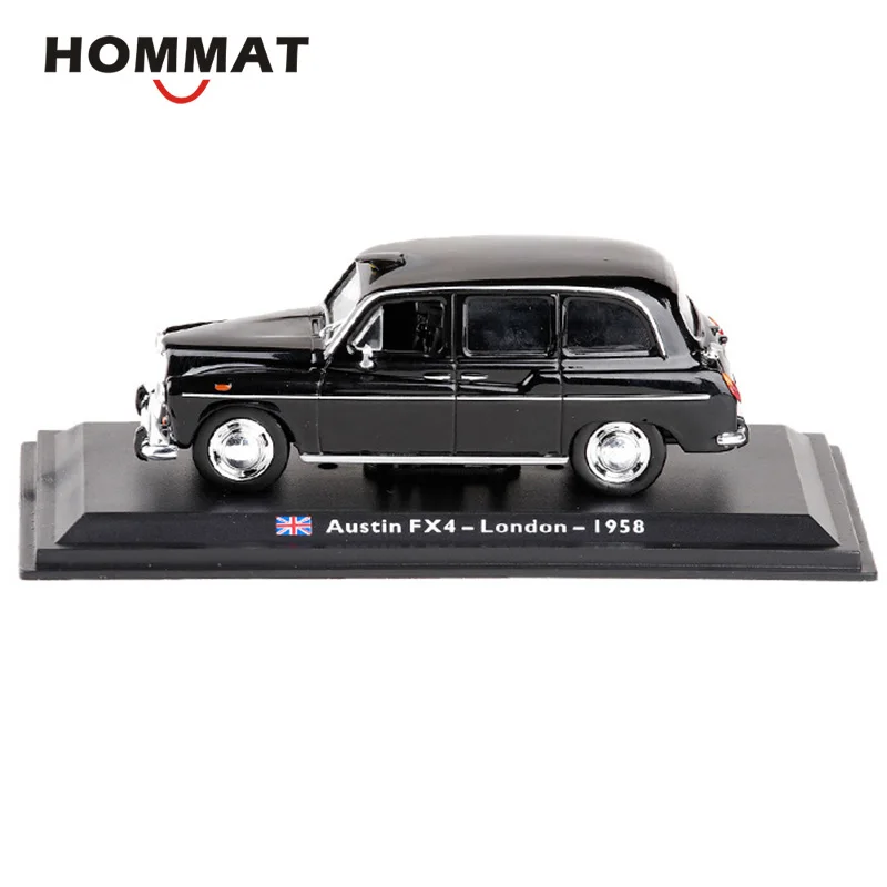HOMMAT Симуляция 1:43 Винтажный Лондонский такси-кэб Austin FX4 1958 года из сплава литьевого модельного автомобиля коллекции игрушек Рождественский подарок