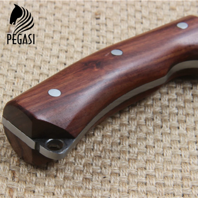 PEGASI высококачественный ручной Кованый прямой нож из высокоуглеродистой стали