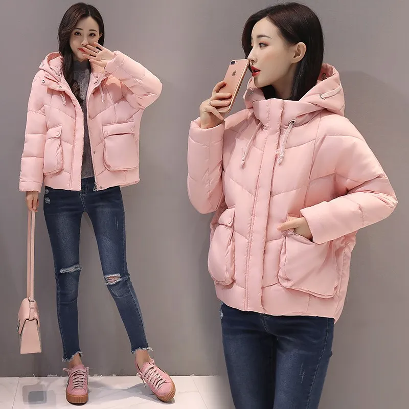 Fashion women's cotton coat short new thick bread clothing winter down jacket wild women | Женская одежда
