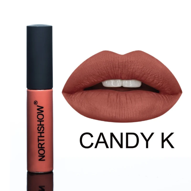 05 CANDY K Бренд NORTHSHOW, антипригарная чашка, немой светильник, блеск для губ, молочный шоколад, аромат, стойкий водонепроницаемый блеск для губ - Цвет: 05 CANDY K
