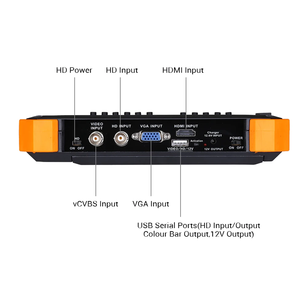 Seesii 4 в 1 CCTV тестер монитор 7 дюймов 4K 1080P IPC камера CVBS аналоговый сенсорный экран с POE HDMI ONVIF wifi ip-камера тестер