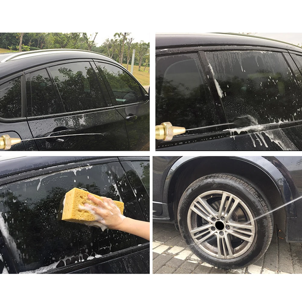 Автомобильный комплект переносной промывной аппарат распылитель пистолет Мойка под давлением электромобиль оборудование для очистки