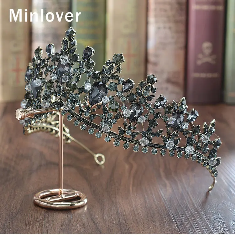 Тиары и короны в стиле барокко Minlover для невесты свадебные аксессуары волос ретро