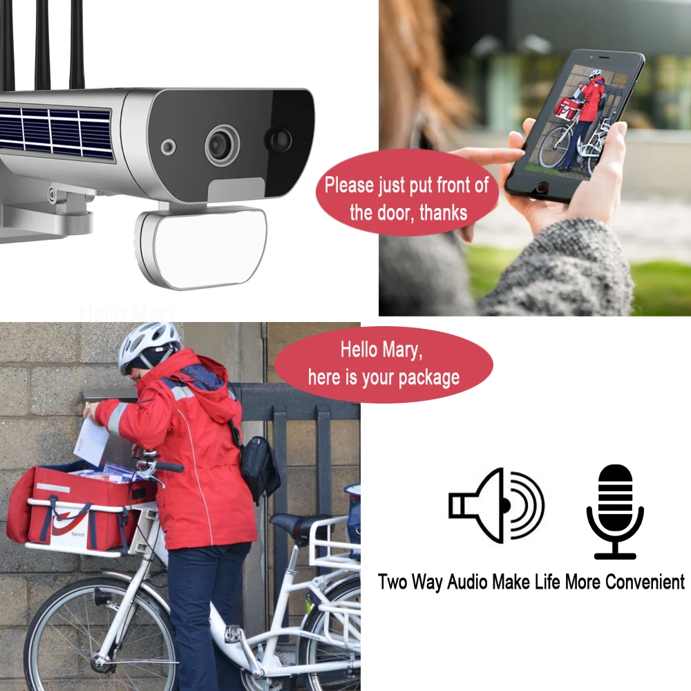 CTVMAN 1080P Солнечная камера безопасности, Солнечная wifi камера, внешняя беспроводная Solars камера s IP 2MP CCTV, Домашняя безопасность P2P