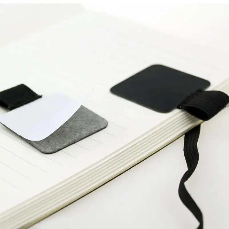 Кожа + резина черный самоклеящийся кожаный ремешок Резиновая Ручка Зажим для