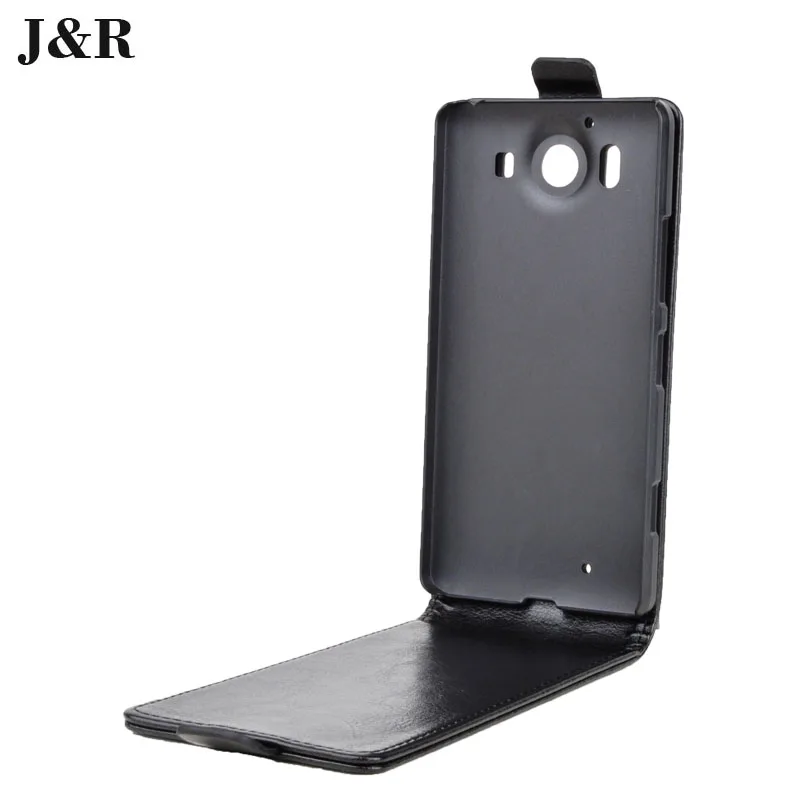 Case For Nokia Lumia 950 Luxury Leather Cover Microsoft Flip Vertical Back Phone Cases Accessories | Мобильные телефоны и