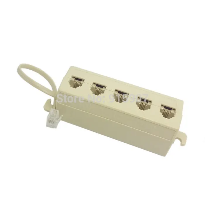 Jimier CY бежевый Цвет 5 способов Выход 6P4C RJ11 RJ12 телефон модульный разъем линии