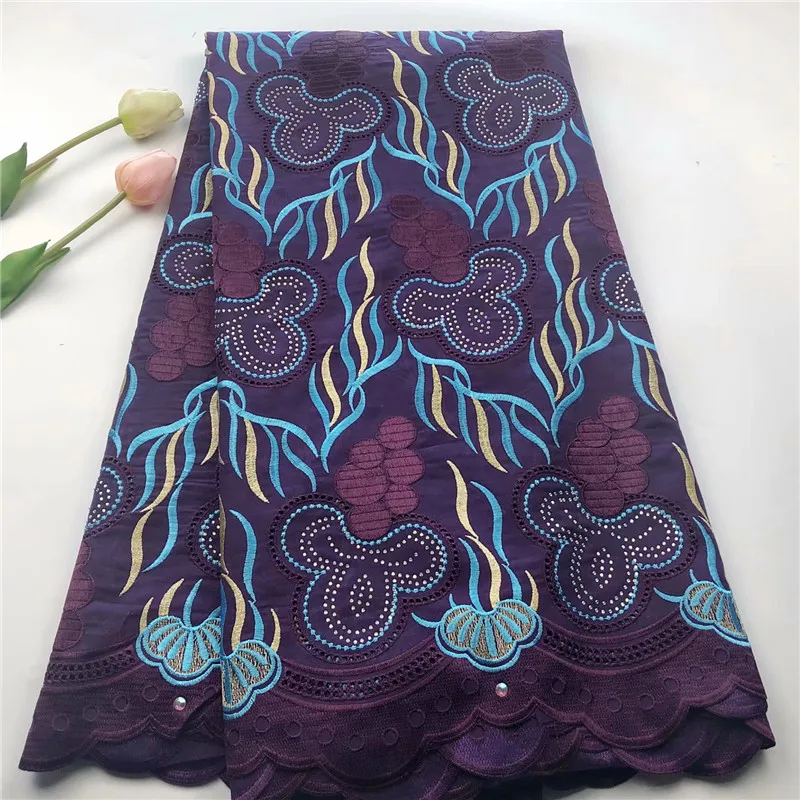 

100% Cotton African French Dry Lace For Wedding High Quality Nigerian Lace Fabric Swiss Voile Lace Fabric In Switzerland