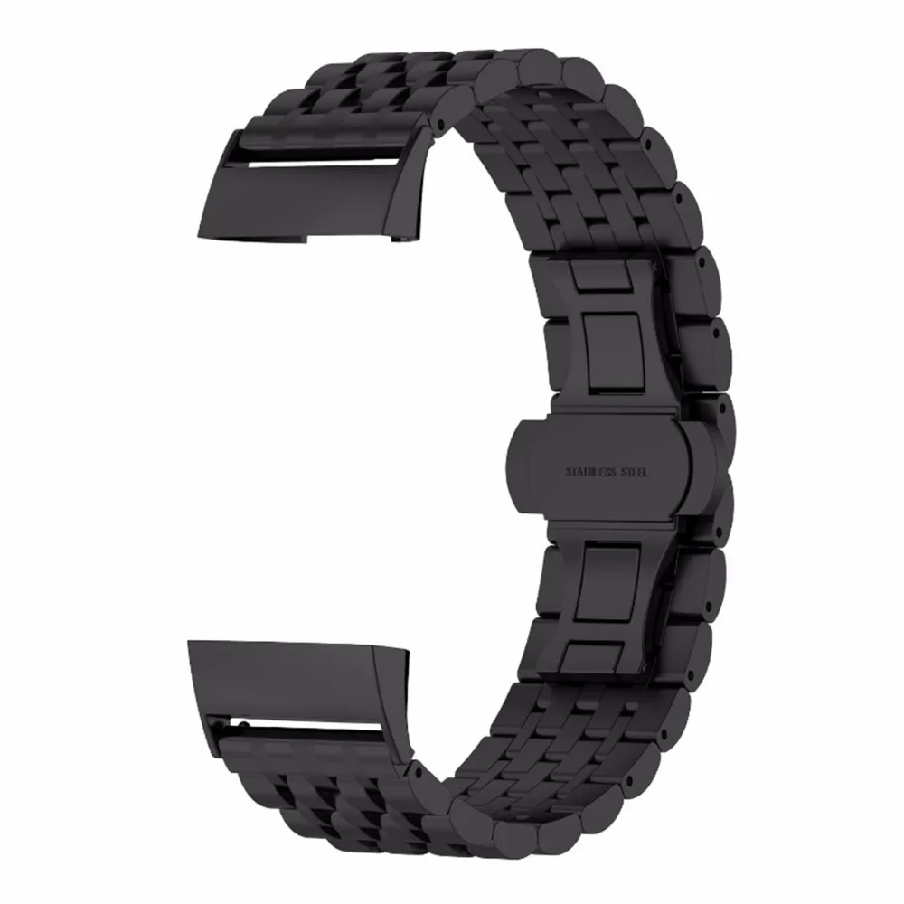 BOX W для Fitbit Charge 3 Bands сменный ремешок из нержавеющей стали 316L Smart