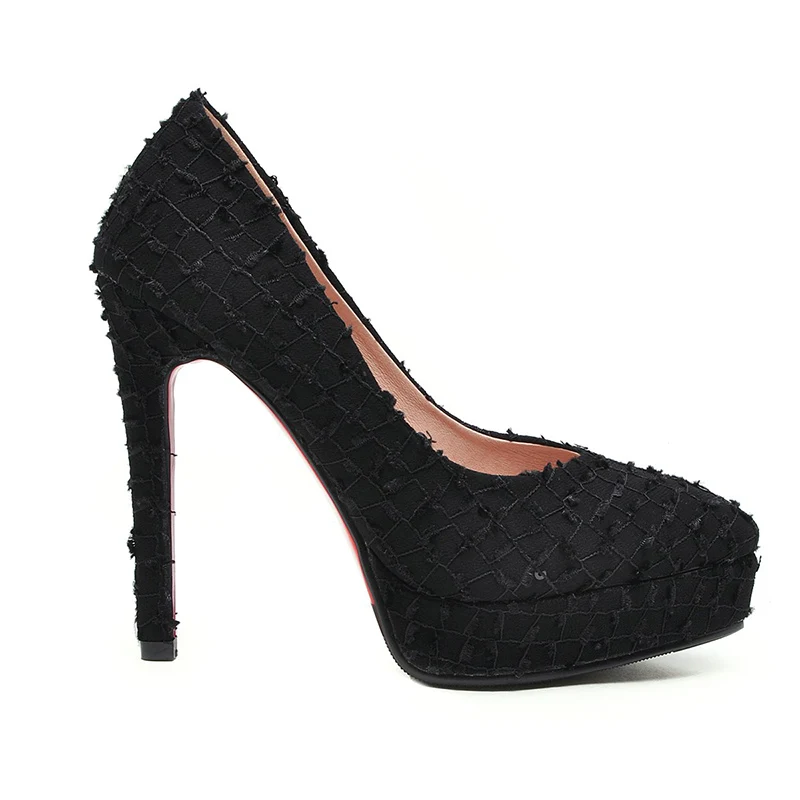 Женские туфли-лодочки на платформе с острым носком | Обувь