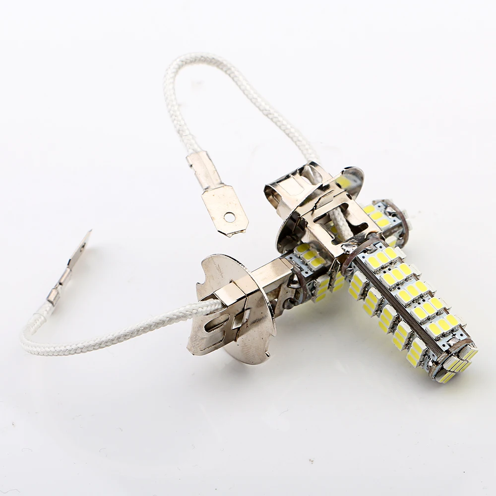 50 шт./лот автомобиль H3 1206 68 SMD светодиодсветодиодный белая лампа