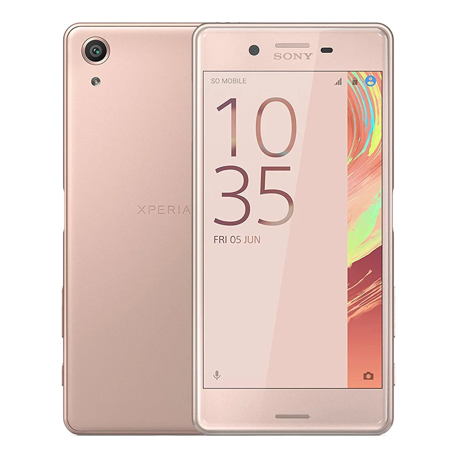 Rose Gold Мобильный телефон sony Xperia X Performance F8131 GSM LTE с оперативной памятью 3 гб пзу 32 гб 5," с одной sim-картой Android четырехъядерный процессор 23 мп 2700 мач - Цвет: Rose Gold