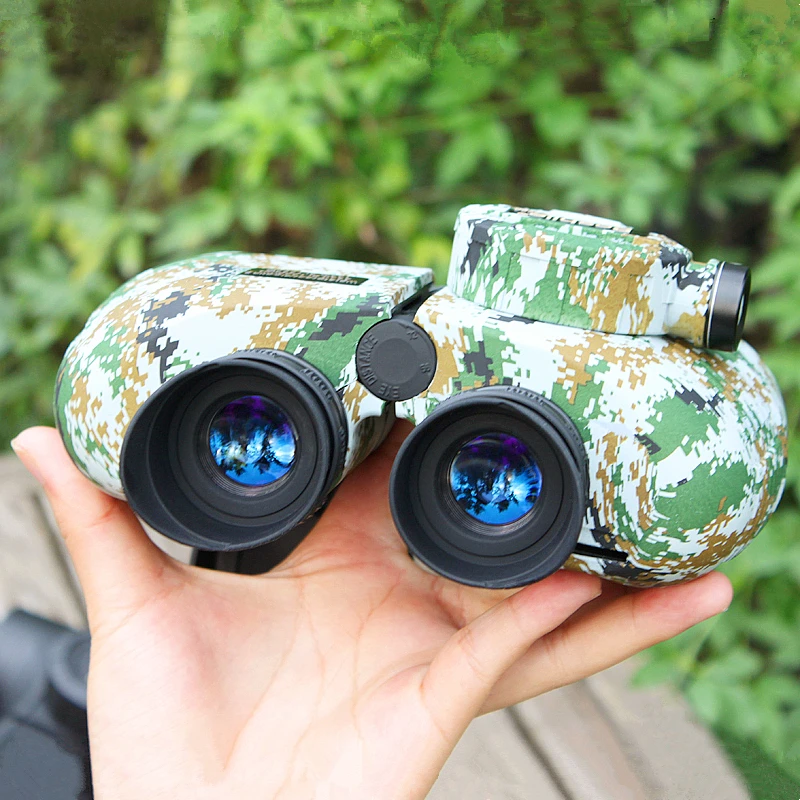 Мощный Военное бинокль Водонепроницаемый азота телескоп высокой четкости 7x50