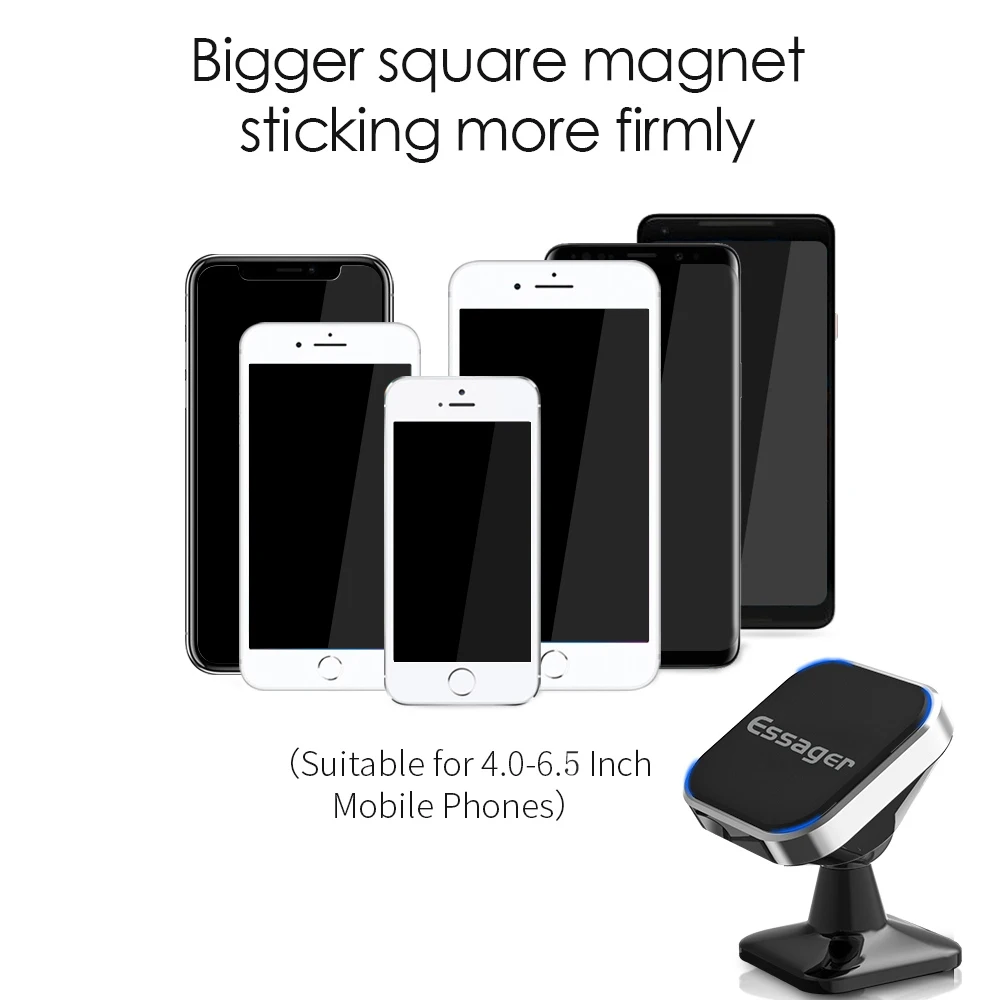 Магнитный автомобильный держатель Essager для Samsung Smart Cell Phone телефона подставка