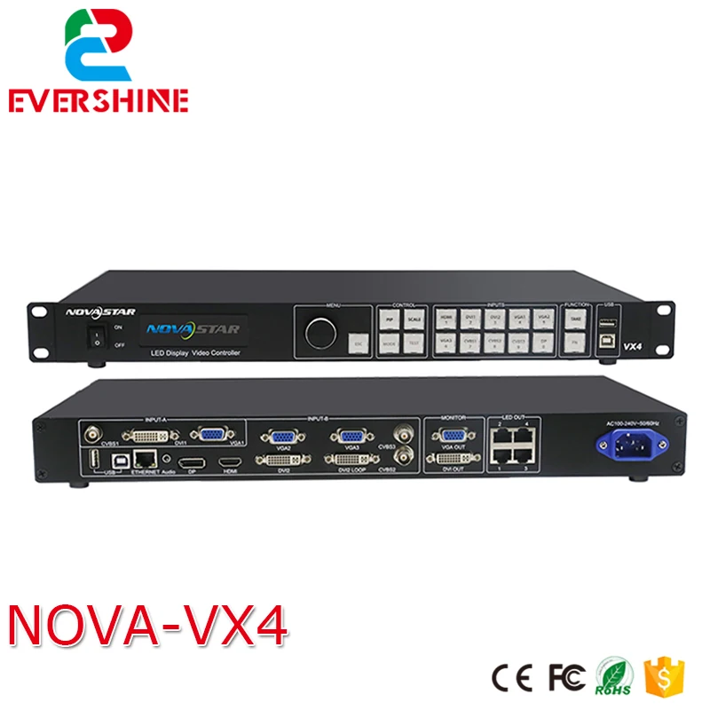 Высокое качество NOVA VX4S all-in-1card 2 3 миллиона пикселей HDMI/DVI/VGA/CVBS/DP/3G-SDI вход