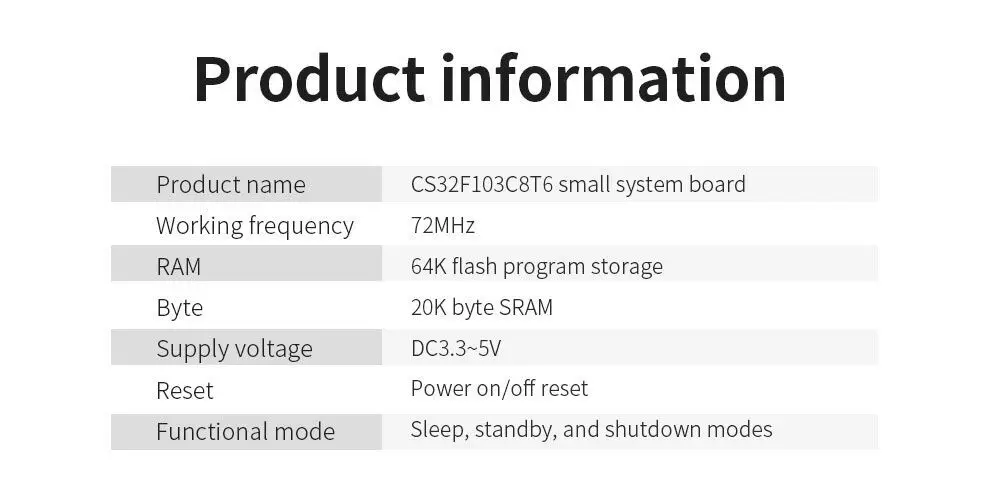 STM32F103C8T6 ARM STM32 минимальная система развития модуль для arduino CS32F103C8T6