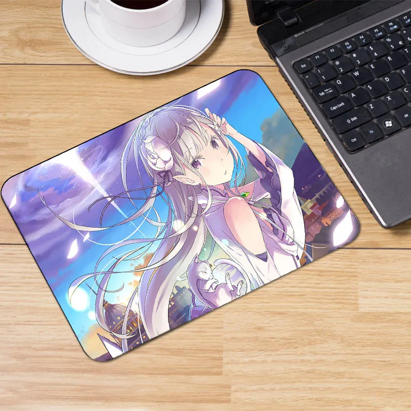 Mairuige милый коврик для мыши с аниме девушками Rem Emilia RE:ZERO Начальная жизнь в другом