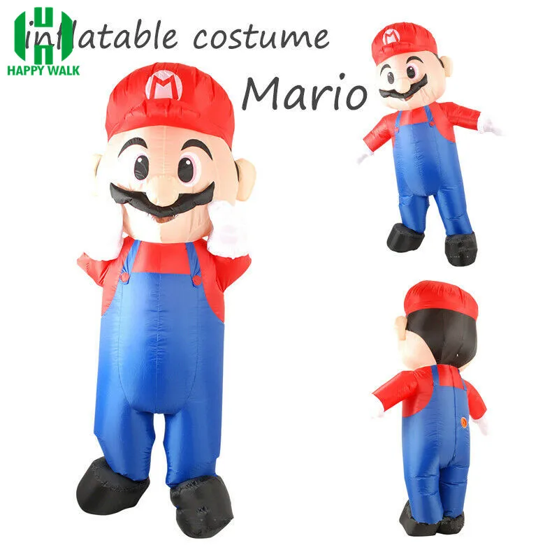 Надувной костюм Супер Братья братьев Марио Луиджи братья сантехники костюмы для