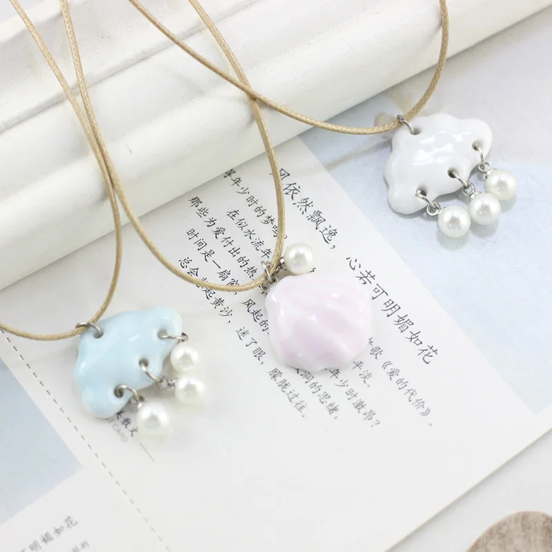 Богемные Керамические Подвески для колокольчиков Очаровательное ожерелье