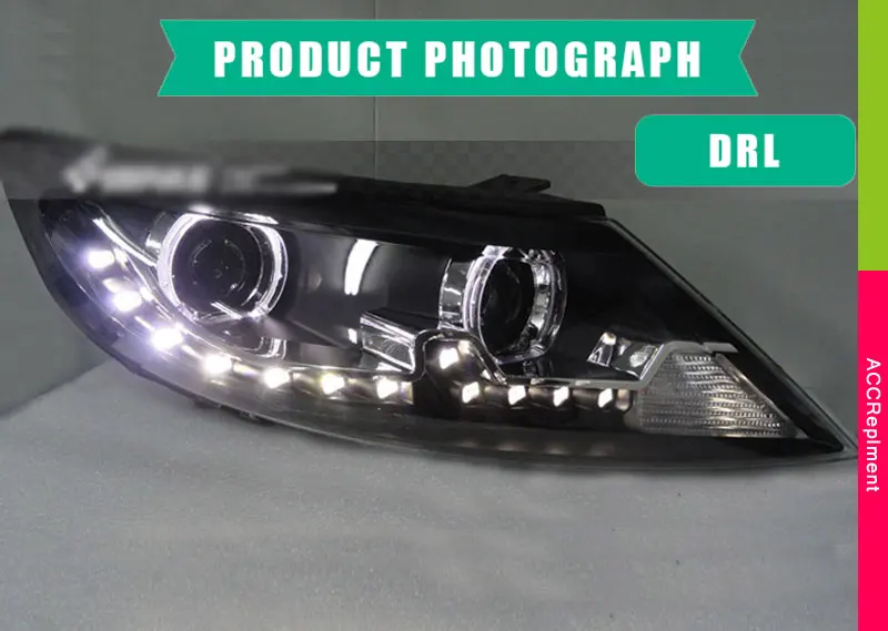 Автомобильный Стайлинг для Kia Sportage R фары 2011-2013 Sportage фары 2011-2013 Angel eye led drl H7 hid Биксеноновые линзы ближнего света