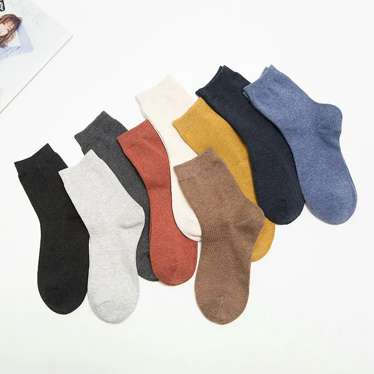 5 пар/партия женские хлопковые носки модные 71003 | Женская одежда