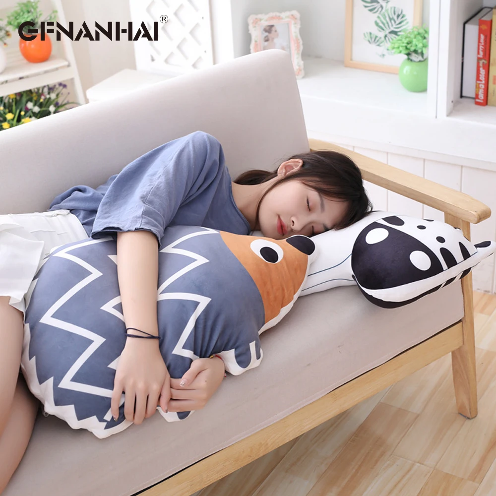 

1pc Stuffed Down Cotton Animal Plush Pillow Cartoon Zebra Bears Elephant Pangolin Plush Toy Children Sofa Cushion Birthday Gift