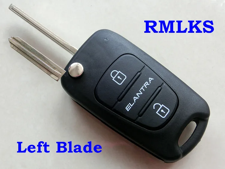 Сменный Чехол RMLKS для автомобильного ключа подходит Hyundai Elantra флип чехол Kia K2 K5 Soul