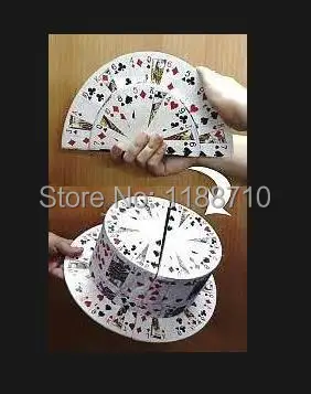Фанат карты для Top Hat магический трюк реквизит|fan|fan fanfan hat |