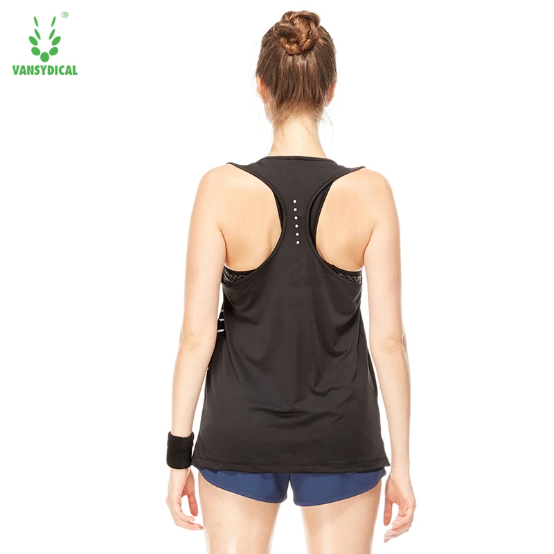 Женщины Лето Quick Dry Рукавов Тис Отпечатано Спорт Топы для Запуск Фитнес