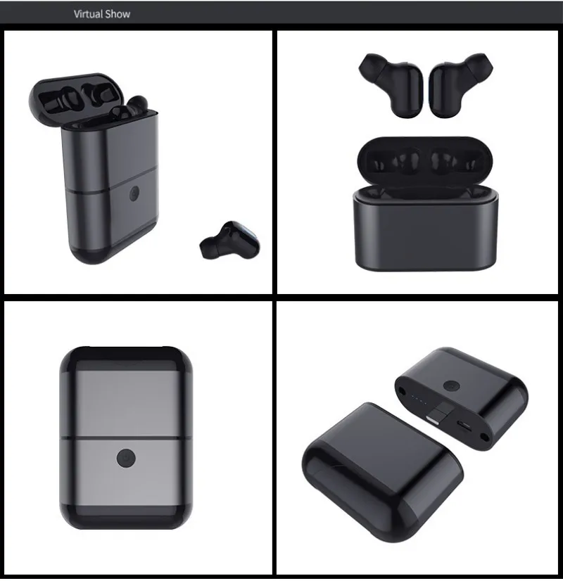 Мини Беспроводной гарнитура Bluetooth X2 СПЦ Водонепроницаемый Bluetooth Наушники стереомикрофон отдельные зарядки окно для IPhone Xiaomi